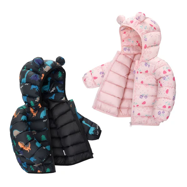 Foreign trade boys and girls cotton-padded clothes children cotton-padded jacket winter clothes baby cotton coat 2025 western style baby cotton-padded jacket children's clothing waistcoat