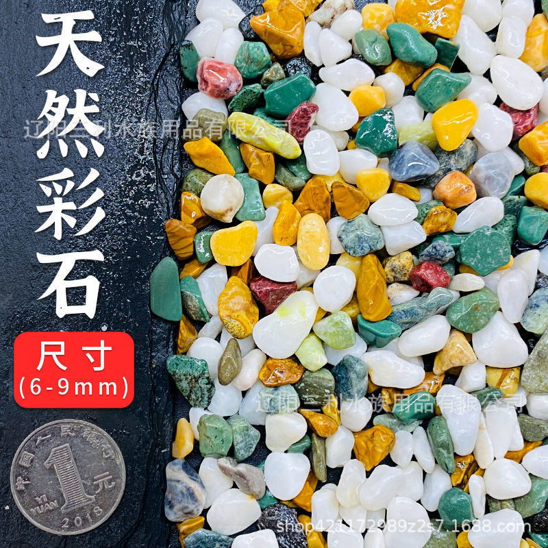 2.5kg 천연색석(6~9mm)