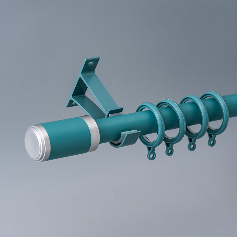 Moda gruesa de carga durable aleación de aluminio varilla romana de lujo cortina pista mudo Luz de lujo cortina varilla Romana