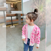 Autumn girls 2021 series new pattern baby Fashionable children Korean Edition lovely Children Versatile Autumn Cardigan