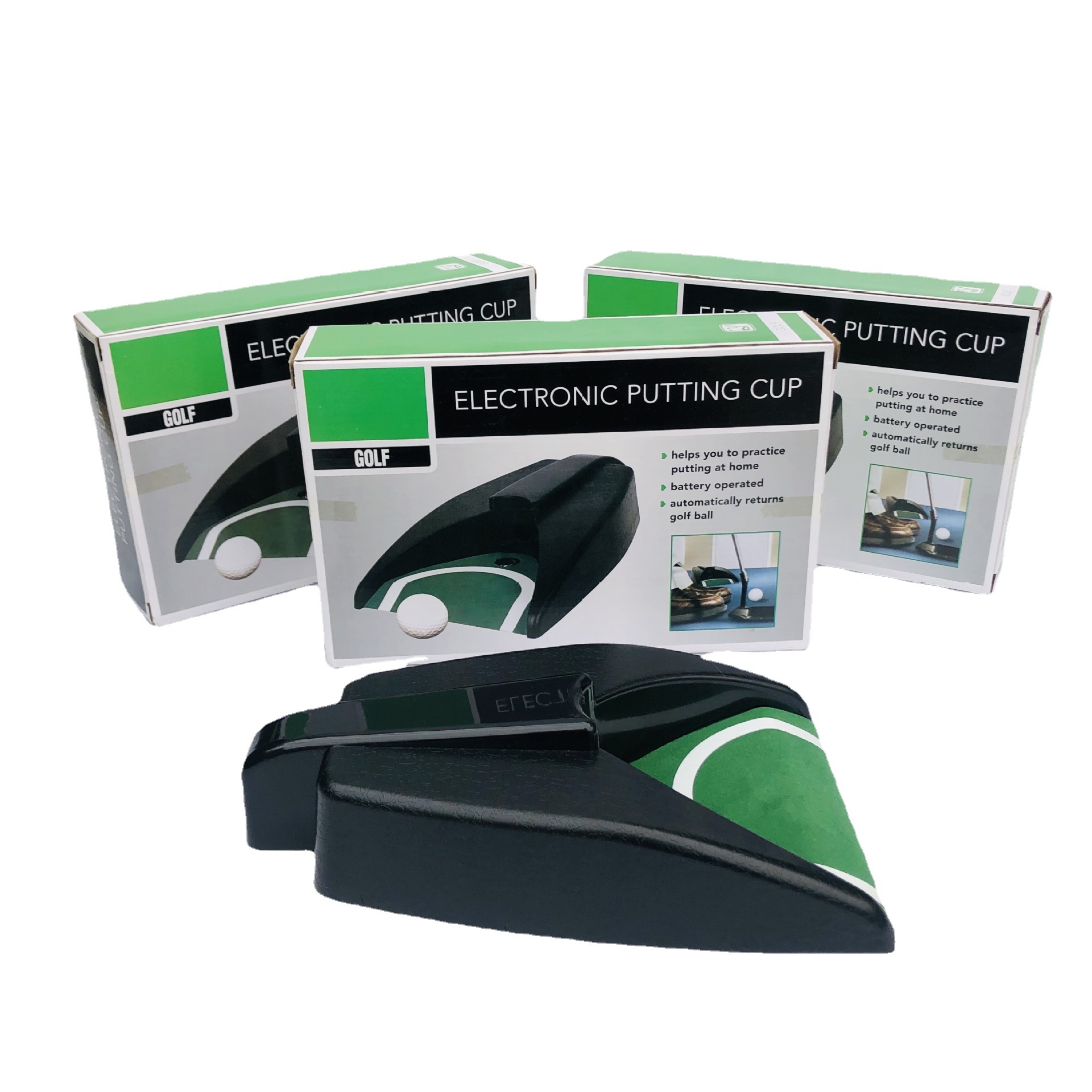 Los fabricantes suministran Golf bola automática Dispositivo de retorno bola inducción automática Dispositivo de retorno putter entrenador global Venta caliente