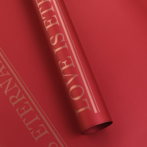 Jiemi materiales de flores florería floristería papel de embalaje de flores impermeable papel euroasiático de dos colores color sólido papel Ouya papel de embalaje de ramo