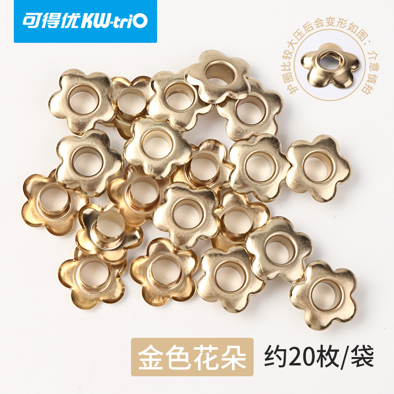 Kedeyou plástico color metal hebilla de ojo de pollo anillo de protección transparente remachadora de tarjetas perforadora manual perforadora de anillo