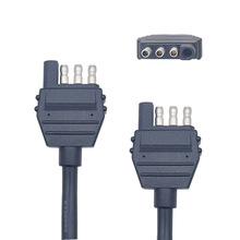 ��܇��������4*18AWG��о��܇���D3PIN�㽶�^����Ƥ��܇4P��܇��