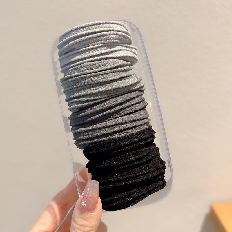 Coletero elástico sencillo de nuevo estilo 2026, banda para el pelo pequeña sin costuras para mujer, suave para el cabello, sujetador de cola de caballo.