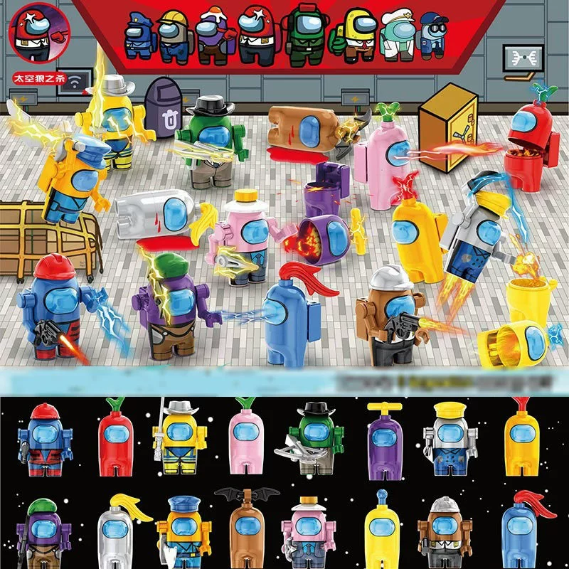 Space doll, set, constructor, toy, small particles