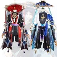 Genshin Impact Wanderer косплей Wanderer COS костюм аниме игровой костюм c костюм мужской полный комплект