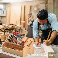 木製多機能ドライバー収納ラックメンテナンスツール整理ラックはさみネジ整理ラックツールラック