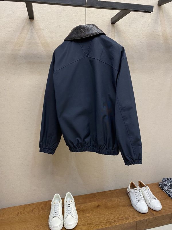 正确版 25AW手工编织羊皮领男士工装夹克外套 bv平替百搭一手货源|undefined