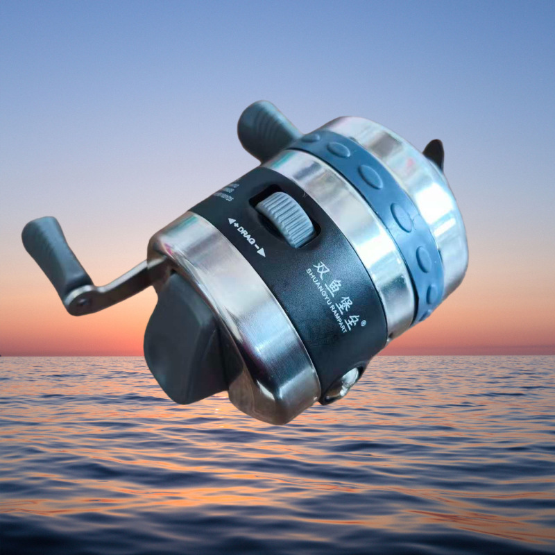 Cross-Border Double Fish Fortress Bl25 Metal Enclosed Reel Stainless Steel Line Guide with Internal Line Routing, Left and Right Interchangeable Fishing Reel