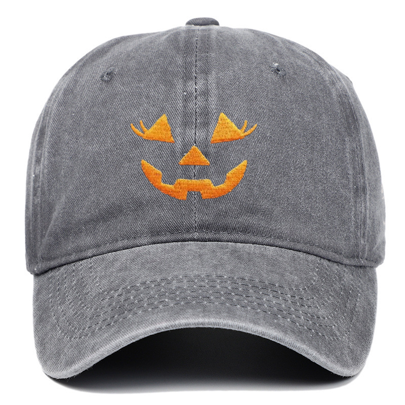 アマゾンはハロウィーンのカボチャ刺繍野球帽を販売しています。|undefined