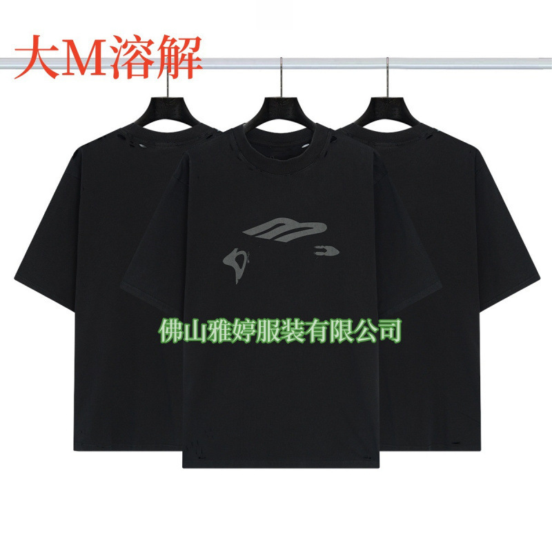 高品質クロスボーダーアメリカンスタイル25ss夏新作No.10ユニフォームレタールーズ半袖Tシャツ卸売|undefined