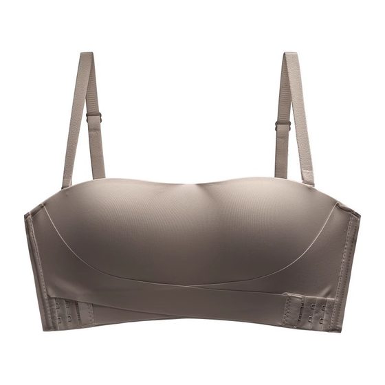 Strapless Underwear Women's Non-slip Small Chest Push-up Large Wrap Tube-length Anti-slip Inner Invisible Traceless Bra