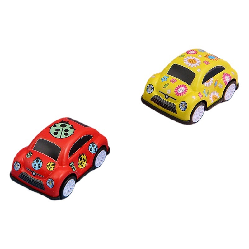 Mini aleación tire volver coche juguete niños y niñas de inercia resistente a la gota coche 2-6 años de edad bebé personalidad creativa