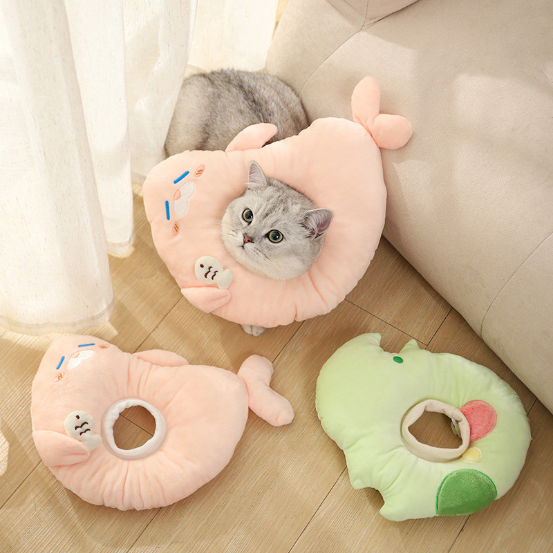 Elizabeth anillo collar gatos perros mascotas collar suave gato limer adorable joyería felino guisante gato gorda