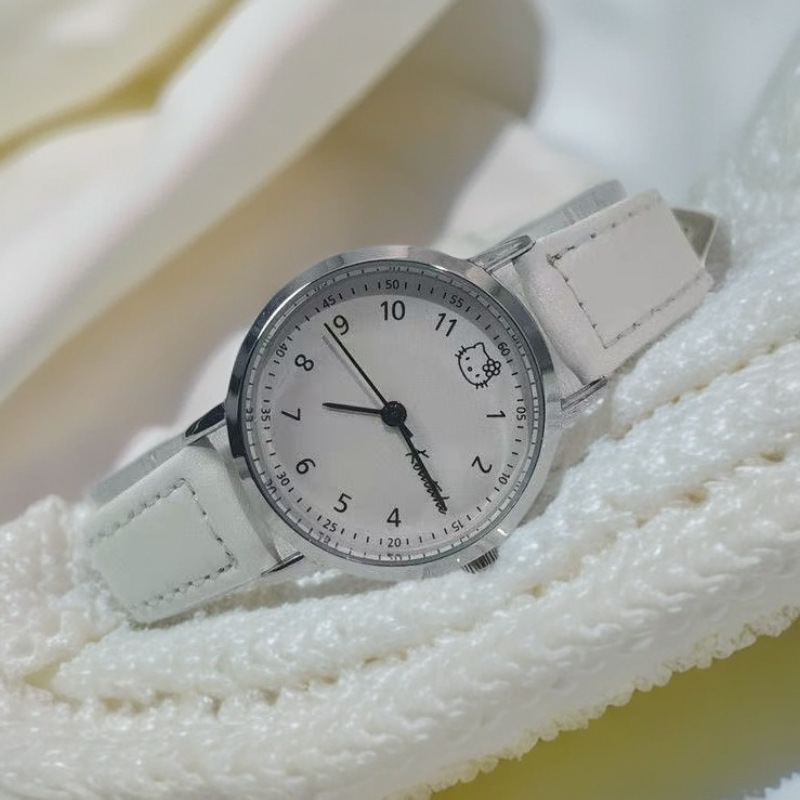 Popular Exam Student Watch for Women, Junior High School Student Guangzhou Watch, Life Waterproof, Silent Quartz Cross-Border Wholesale