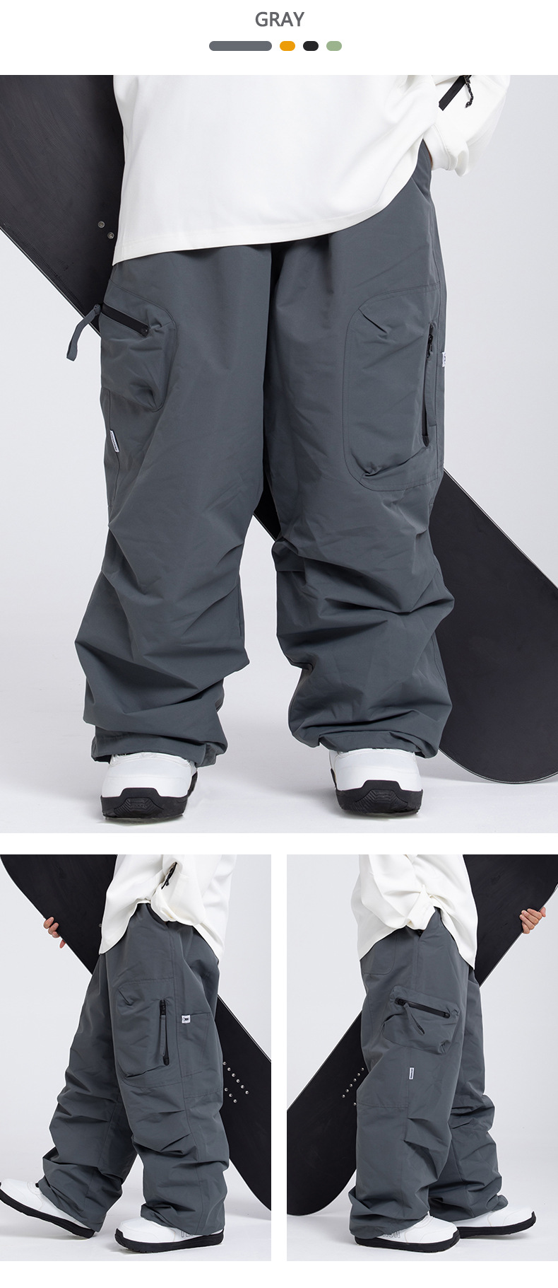 001 SNOWVERB American Stye Singe Board Ski Pants For Women Winter Coupe Matching Waterproof Windproof Professiona_voghion.com