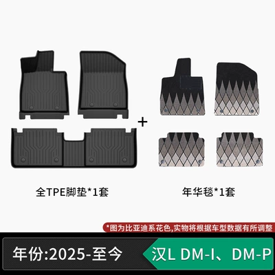 Modelə uyğun ayaqaltı — formaldehyde, non-slip and wear-resistant - 25-models-of-byd-han-l-dm-i-dm-p-tpe-floor-mats-nianhua-carpet
