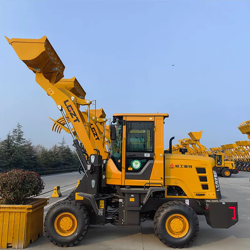 建筑工程20型装载机 养殖场清粪柴油铲车 942型多功能抓草抓木机