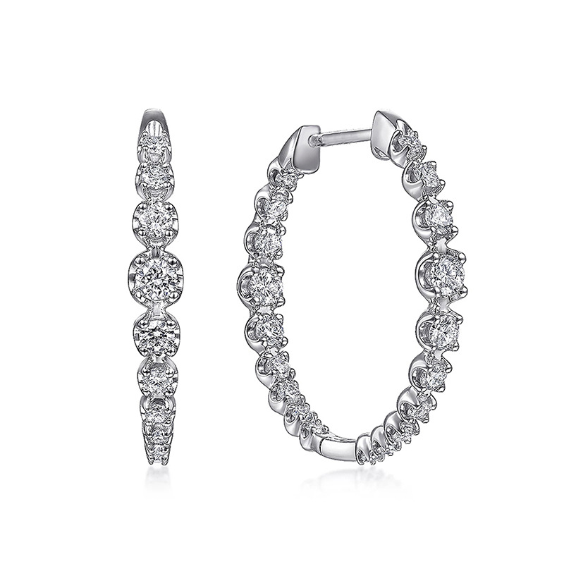 Geometric Pattern 1 Pair Modern Style Classic Style Geometric Copper Zircon Earrings