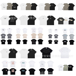 Mm6 Series T-Shirts Trendy Brand Foreign Trade Wholesale Margiela Minimalist Style Number Four-Corner Logo Couple Short-Sleeve Pure Cotton Short-Sleeve