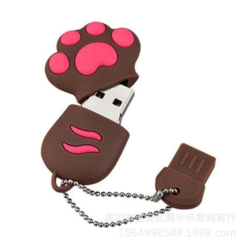 Высококачественная мультяшная USB-флешка большой емкости, 128 ГБ, 64 ГБ, 32 ГБ