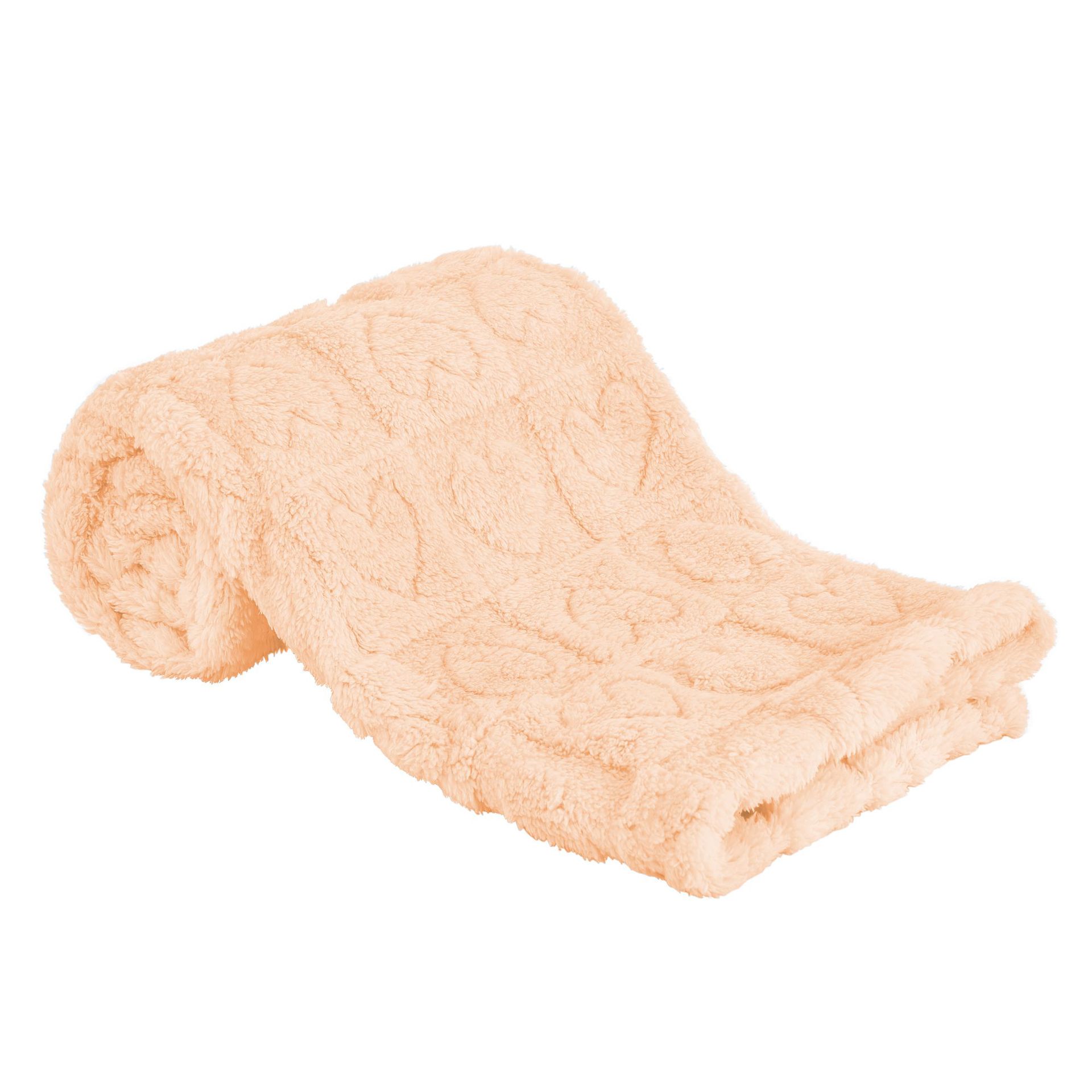 Otoño y invierno cálido algodón de peluche de doble cara manta jacquard 3D color sólido amor peluche manta de bebé engrosada súper suave