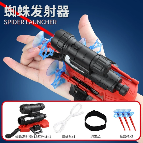 Launcher, bullet, spider, 3 pieces