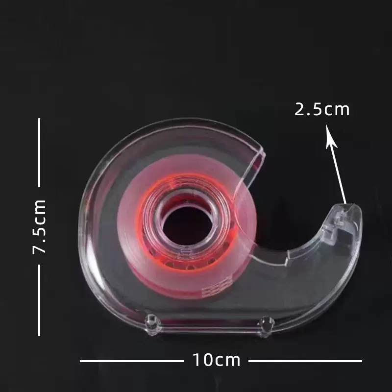 厂家直销透明膠帶蜗牛壳切割器 塑料胶带座 双面双窝铁齿胶带机