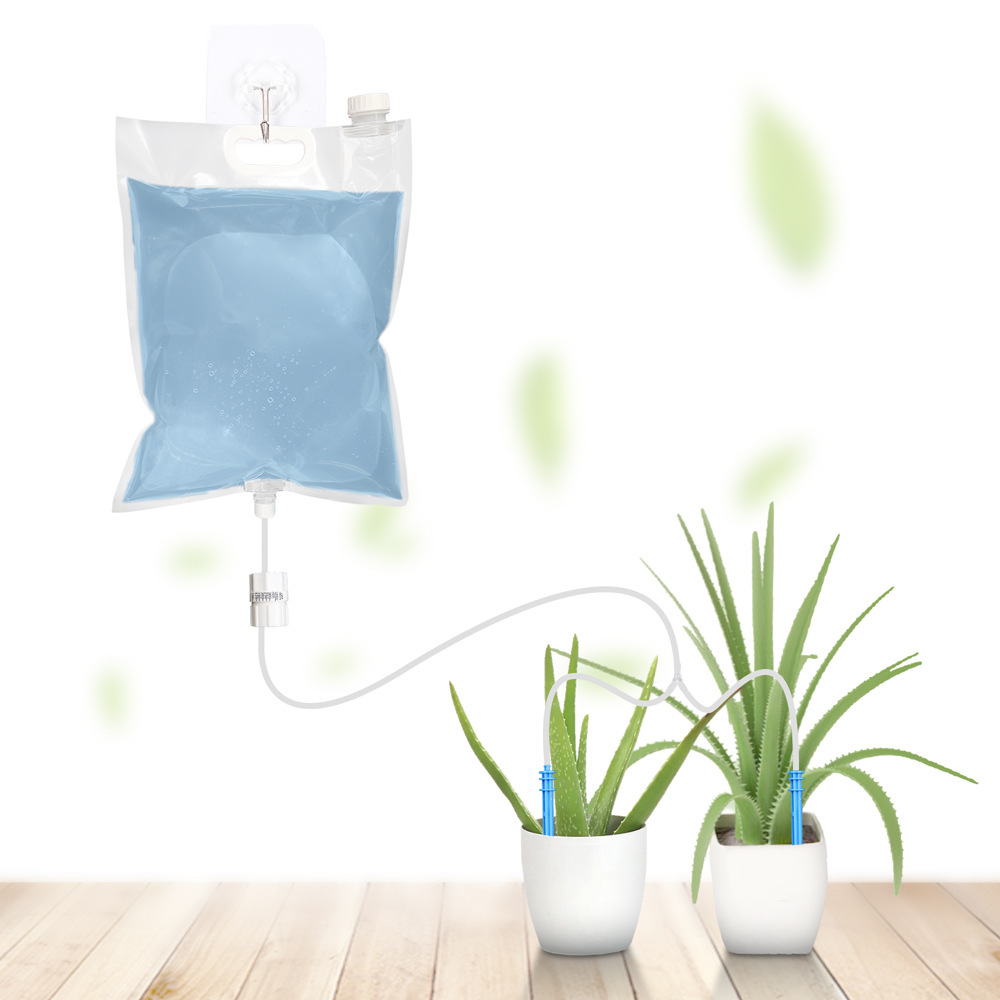 Dispositivo de riego automático jardinería de flores Dispositivo de goteo de filtración de agua bolsa de viaje a casa perezoso planta en maceta riego artefacto
