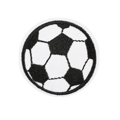 Xiao Tian 2024 Classic Football Patch for Computer Embroidery Fabric Patch Cartoon Football Embroidery Clothing Decorative Embroidery