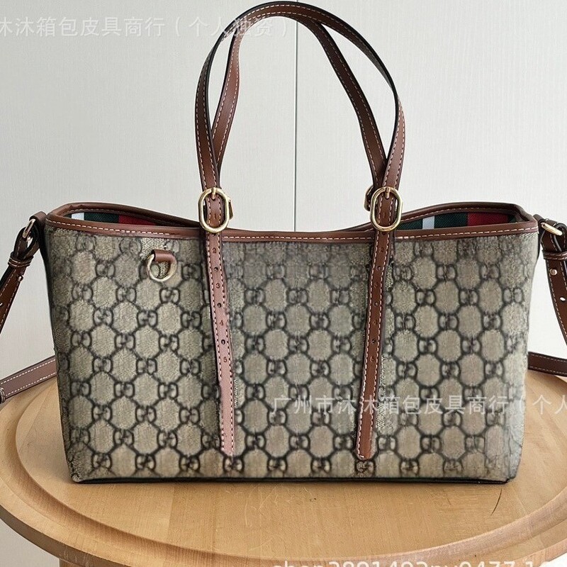 New Foreign Trade High Quality G Shoulder Bag Printed Mini Handbag Bucket Bag