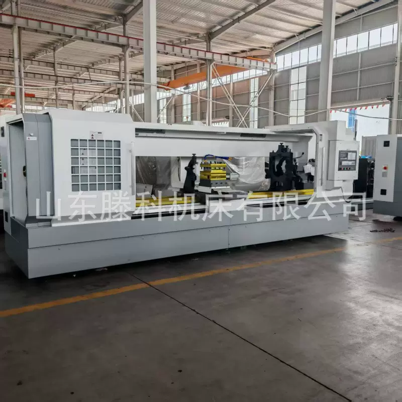 滕科机床CK6180大型卧式数控车床高频淬火整体床身