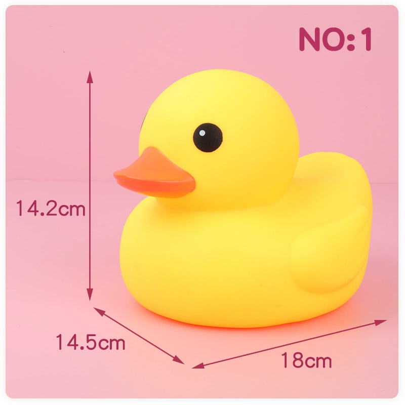 Bath Toy B.Duck — Children's Rubber Duck for Water Play & Bathing, Anti-Stress, Mini to Classic Sizes
