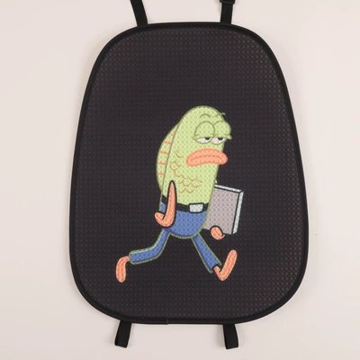 Ventilated and Breathable Seat Cushion, Seat cushion, seat cover - working-fish-a-piece-of-backrest-printed-4-color-bichburg