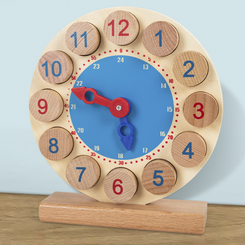 Reloj de aprendizaje para niños, ayudas didácticas, aprendizaje de jardín de infantes, relojes y modelos cognitivos del tiempo, juguetes digitales para estudiantes de primaria