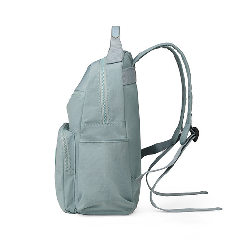 Versatile women's backpack, water-repellent nylon bag, large-capacity outdoor travel bag, trendy commuter student school bag