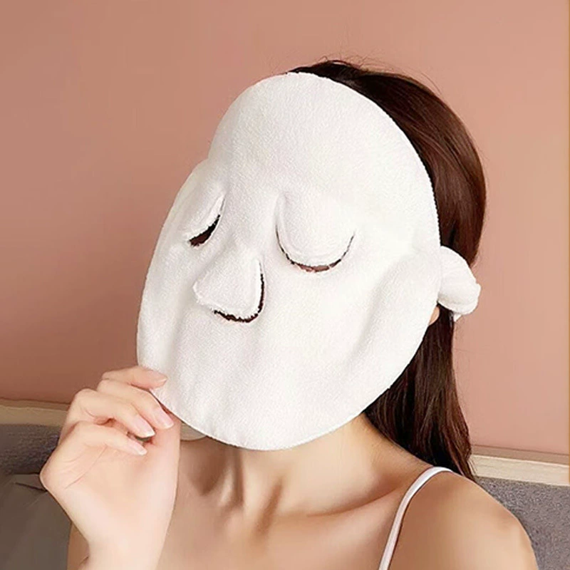 Горячий Компресс Полотенце Крышка Маска Паровое Лицо Лицевой Паровой С Подогревом Лицевой Заполнение Кожи Глаза Лицевой