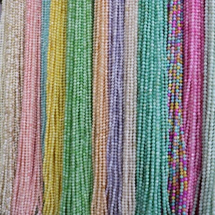 ��Ȼ��ˮؐ����ɫ����4mm��ɫ��ɫ�A��ɢ��diy�Ʒ���������l