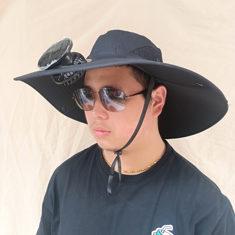 夏ソーラーファンキャップ屋外登山 + USB 充電サンシェード帽子大人の釣り帽子ファン付き日焼け止め帽子|undefined