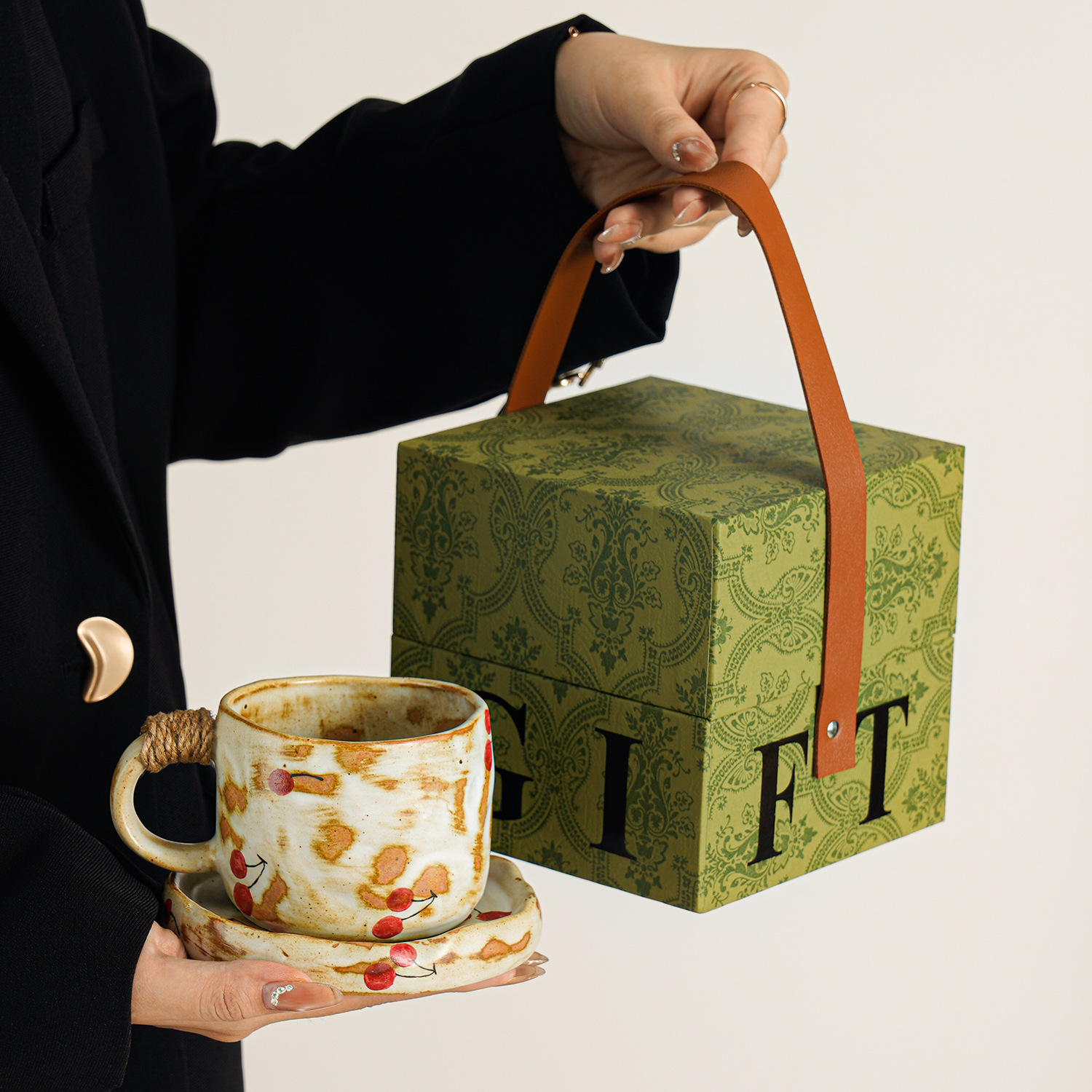 Horno retro taza de diseño taza de regalo para acompañantes de tazas de café de alta calidad exquisita caja de regalo image 8