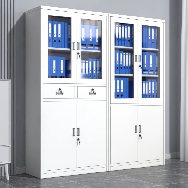 Стальной файловый шкаф железный шкаф управления финансовым сертификатом шкаф с замком шкаф для хранения файлов Низкий шкаф файл Пзготовителей