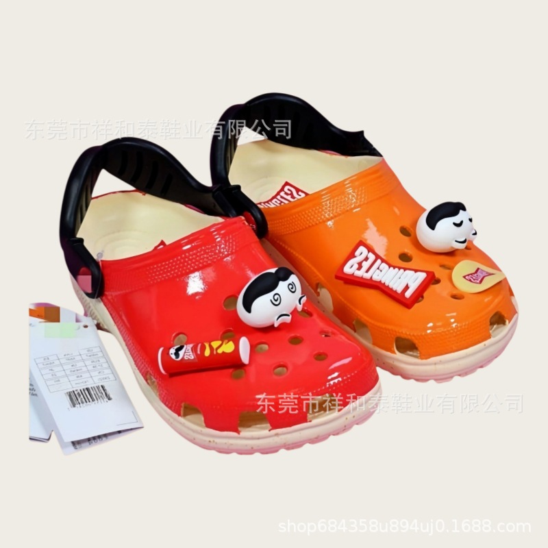 Dongdong zapatos nueva pareja Duck Duck barba papas fritas EVA suave confortable sandalinas de playa antideslizantes al por mayor