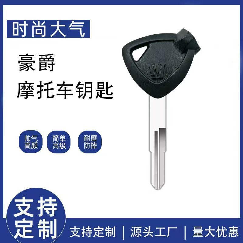 Suitable for Haojue Motorcycle Keys, Neptune Usr Hj125 Key Blank with Magnetic Key, Skyhawk 125 Key Blank