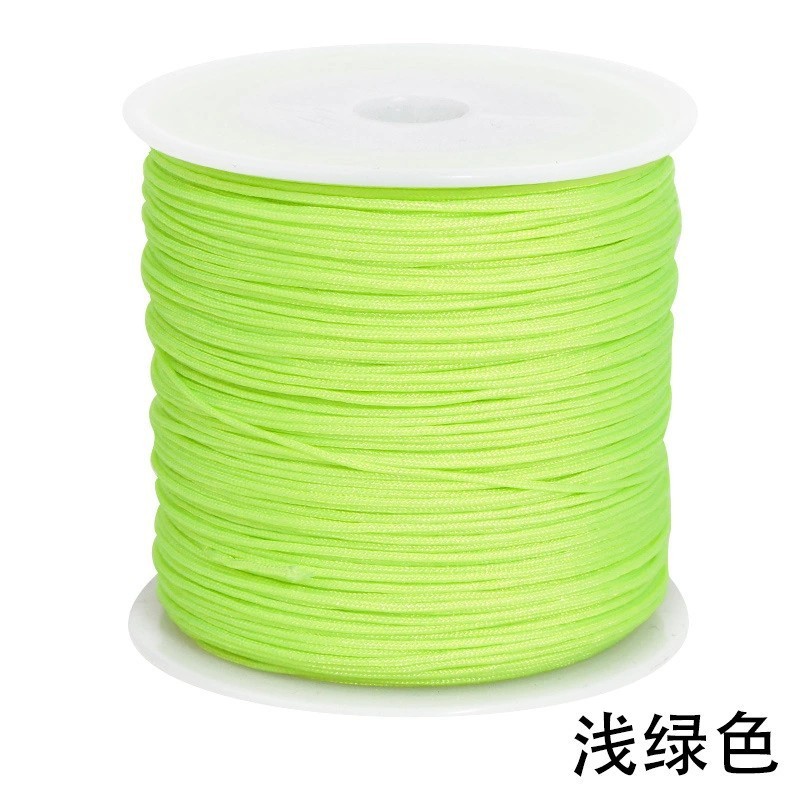 工場直販 No.72 翡翠ライン 0.8mm DIY 手織りロープ 転送ビーズ リングライン ブレスレット ビーズロープ|undefined