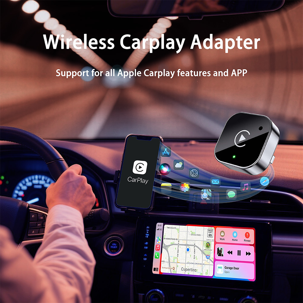 Cross-Border Wireless Carplay Box 2-in-1 Diamond Car-Machine Connectivity Module Android Autocarplay Converter