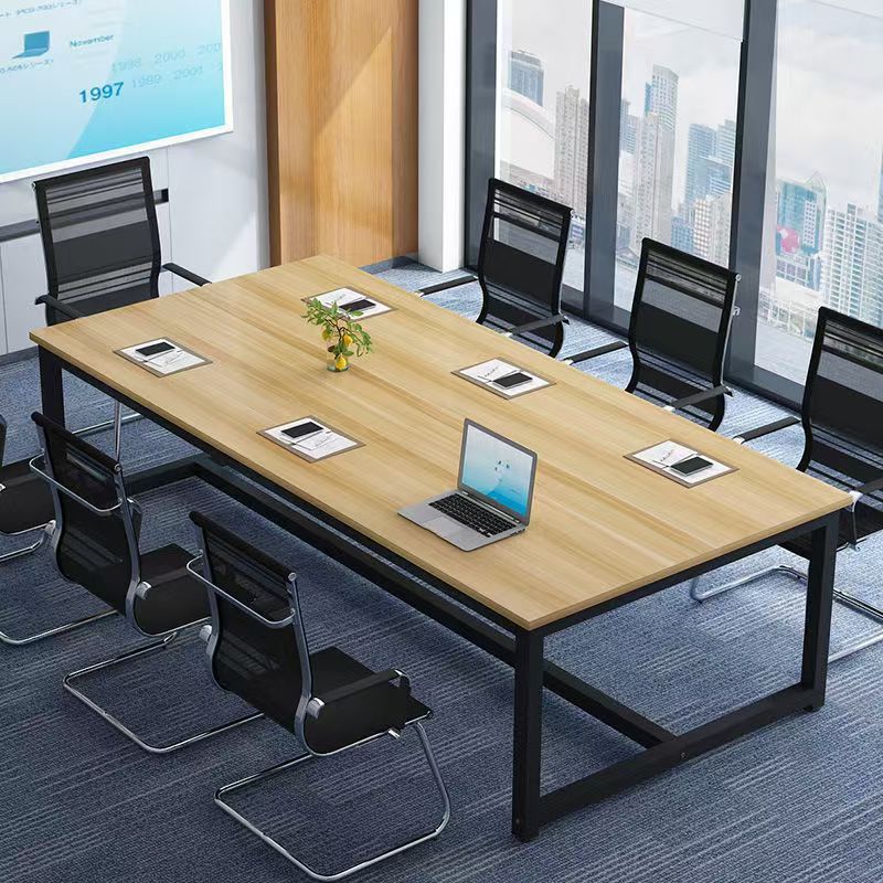 Conference Table, Training Table, Negotiation Reception, Long Office Desk and Chairs, Simple Long Table, Small Simple Modern Office Furniture