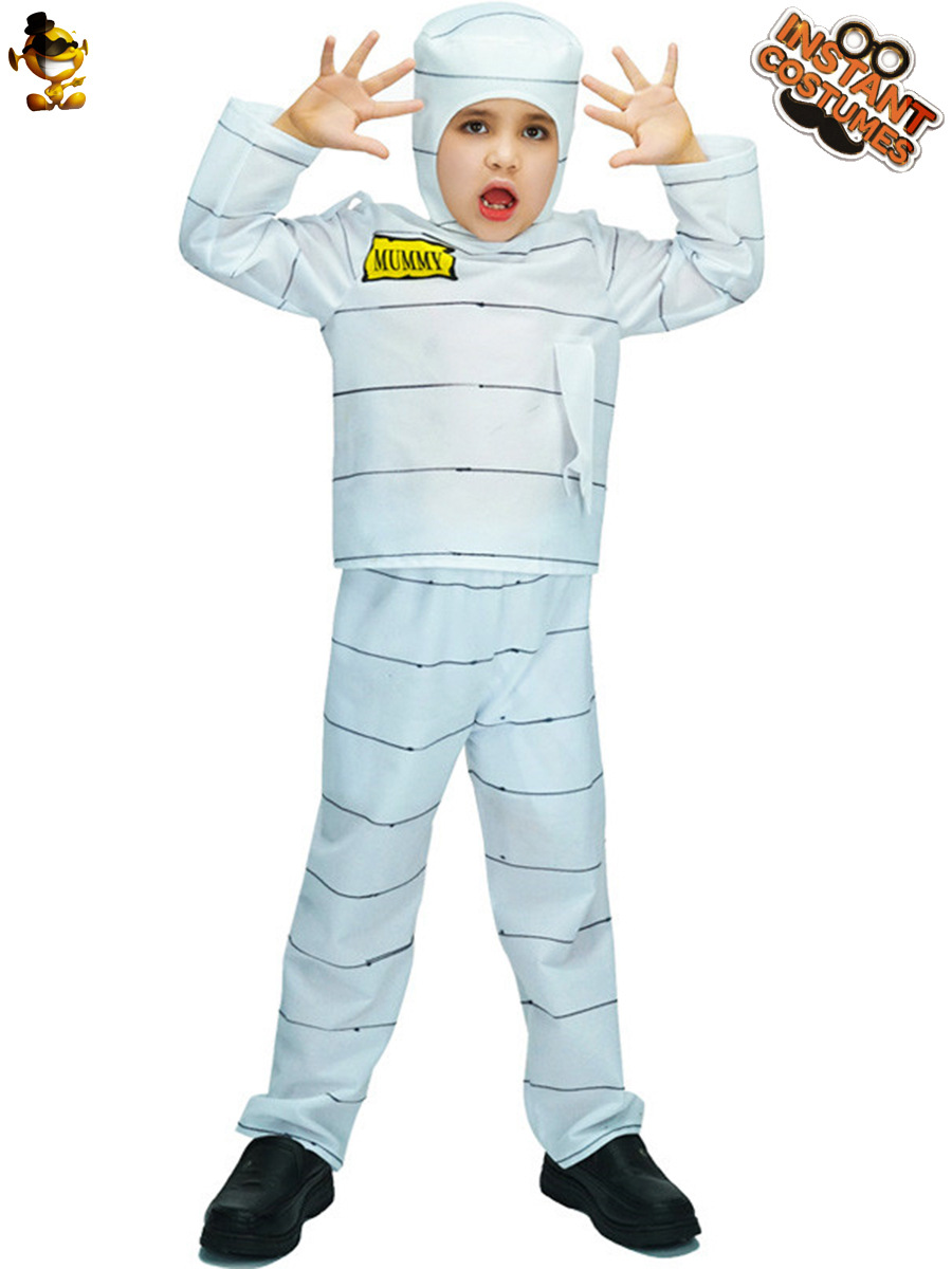 Niños Halloween fantasma Festival momia Cosplay traje niño momia traje ropa de fiesta