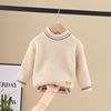 A generation of fat[Kim Yong]children sweater Socket Boy Knitted wire Western style T-shirts Children girl Base coat