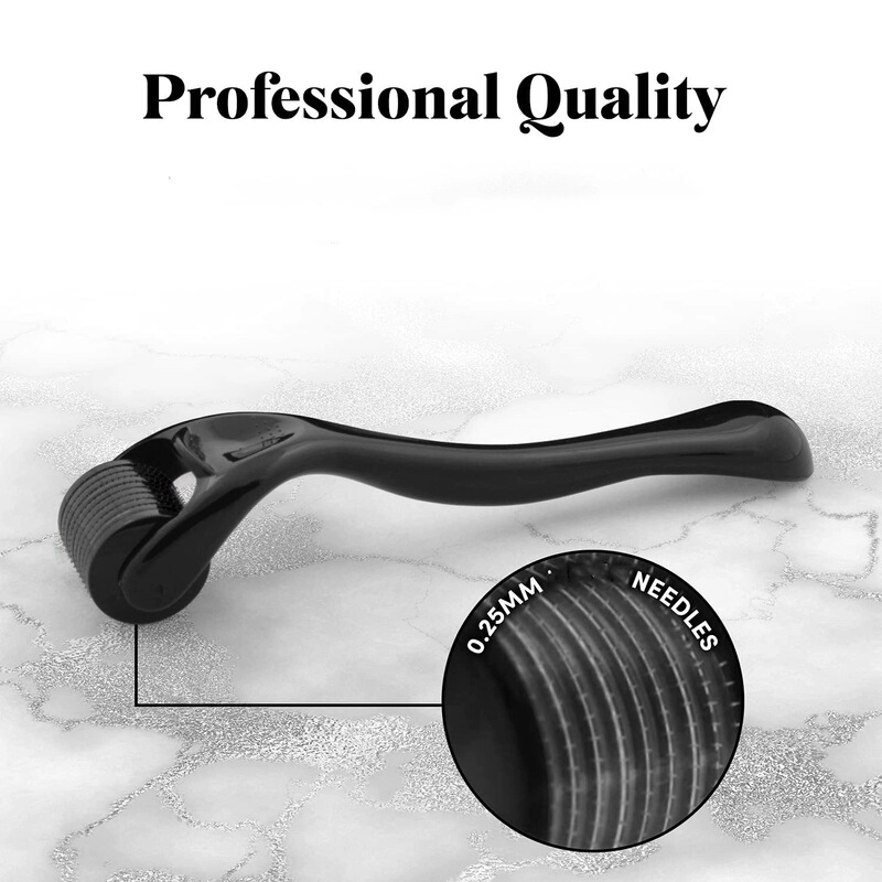 Factory direct cross-border Amazon TEMU540 needle microneedle roller independent boxed beauty massage roller tool